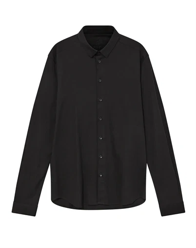 Mos Mosh Gallery - MMGMarco Jersey Skjorte - Black